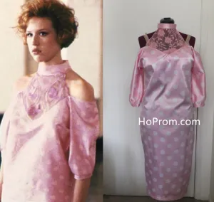 Molly Ringwald As Andie Prom Dress Pretty in Pink Movie Dress Cosplay Costume Outfits