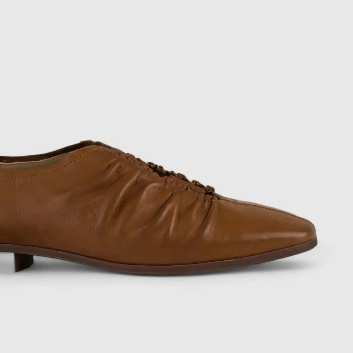 Morbido Comfort Leather Pump Brown HDS5-2
