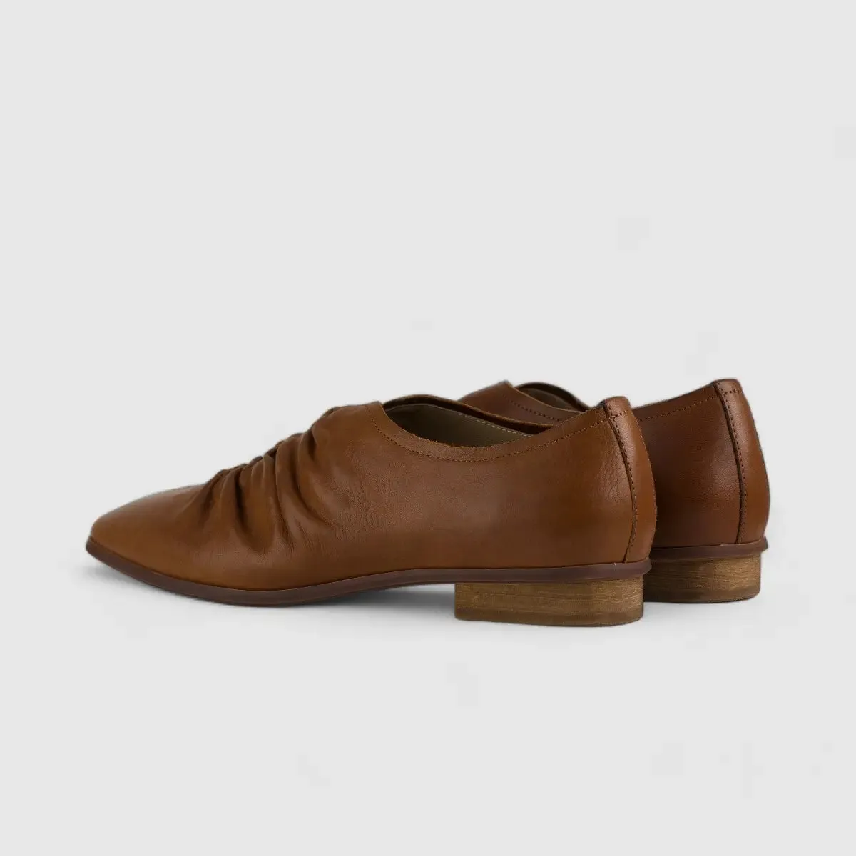 Morbido Comfort Leather Pump Brown HDS5-2