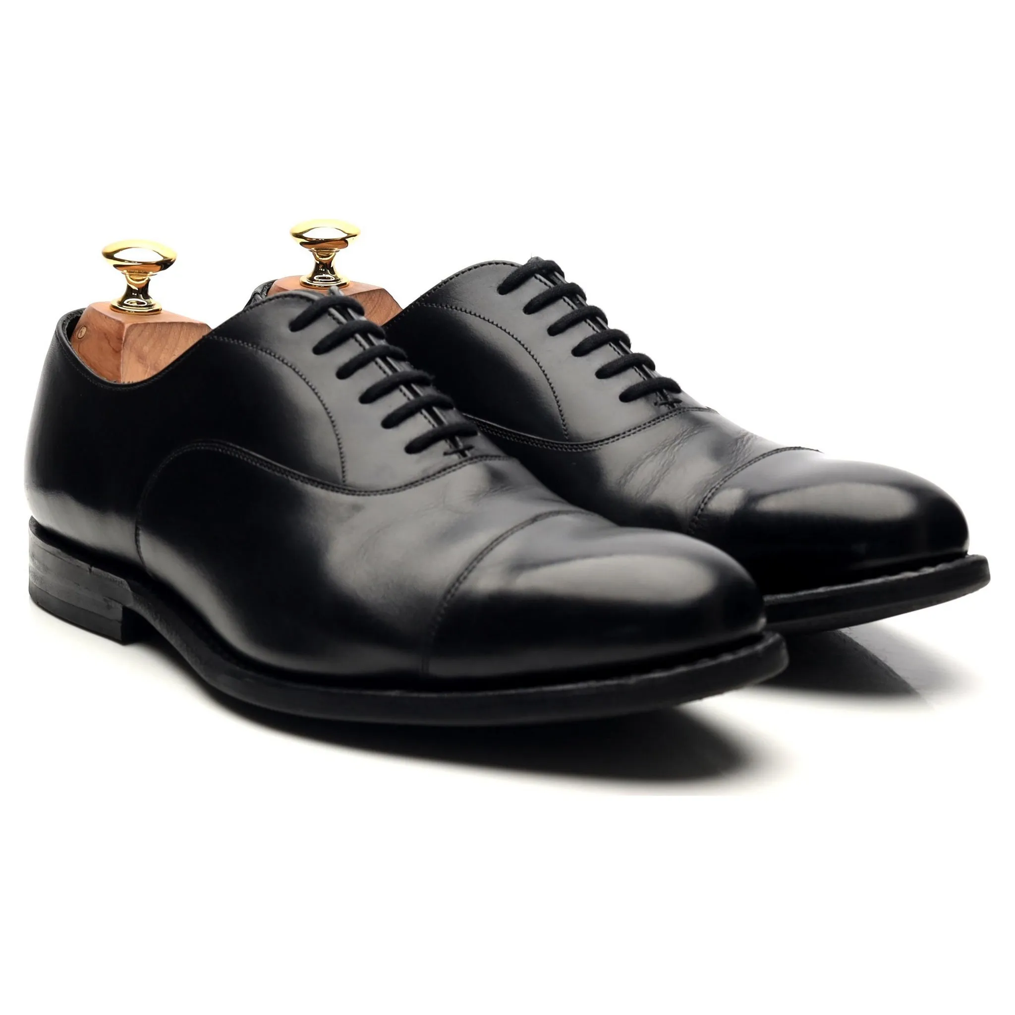 'Murray' Black Leather Oxford UK 6 G