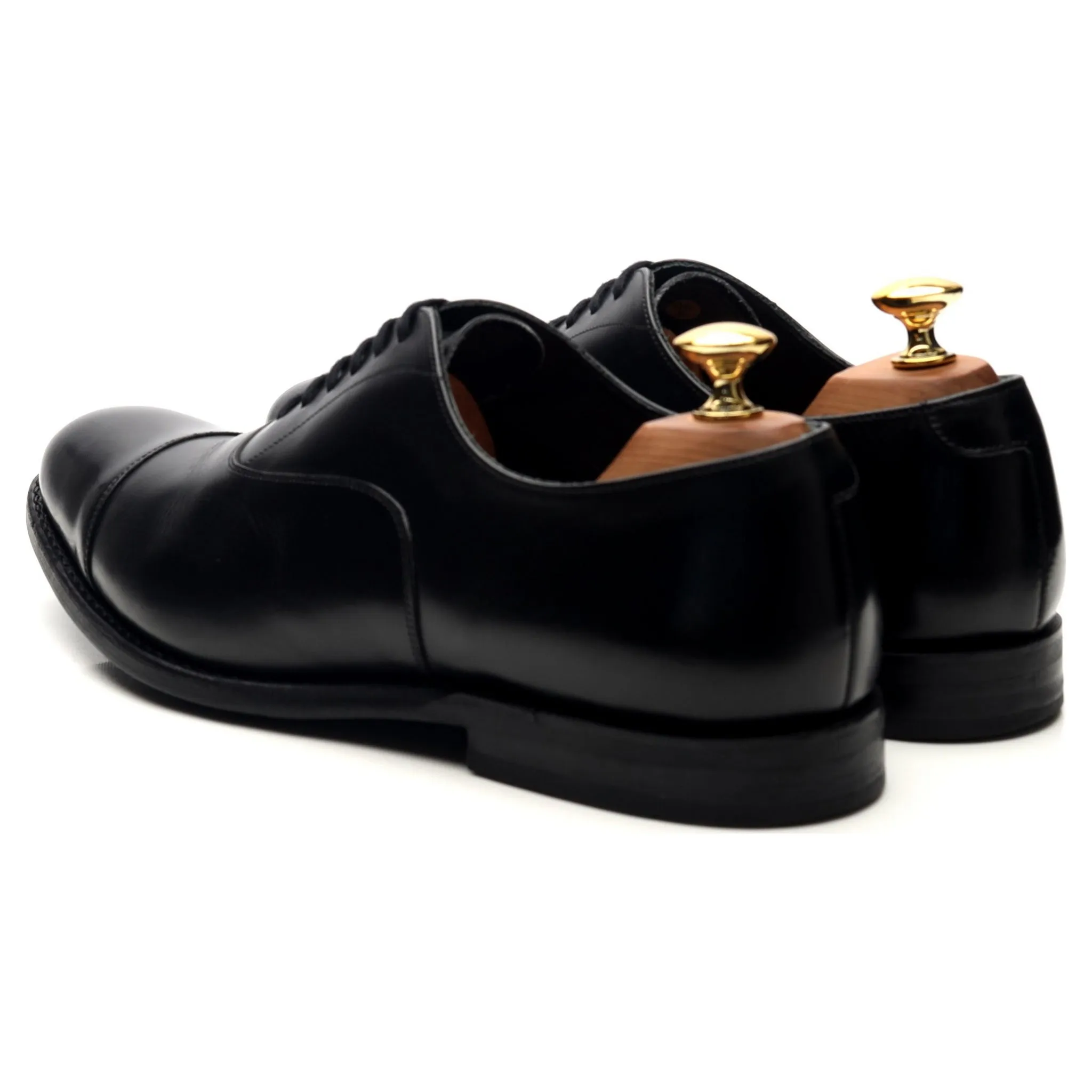 'Murray' Black Leather Oxford UK 6 G