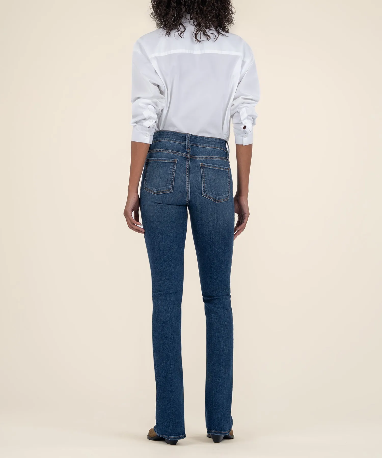 Natalie Mid Rise Bootcut, Long Inseam