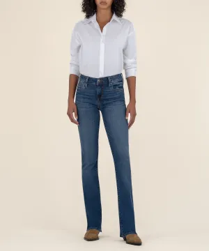 Natalie Mid Rise Bootcut, Long Inseam