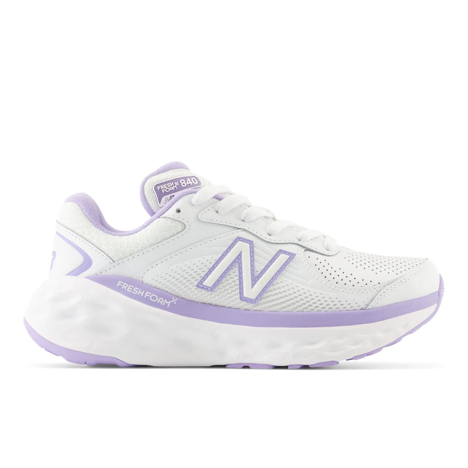 New Balance Women's Fresh Foam X 840F Walking Shoes in WHITE