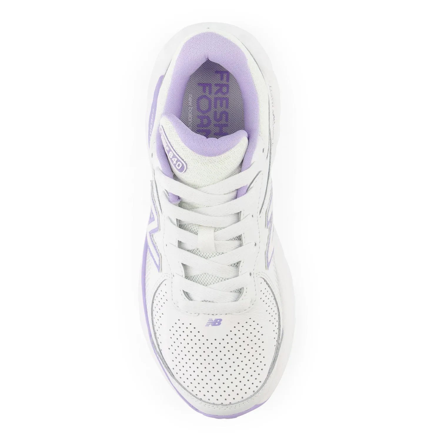 New Balance Women's Fresh Foam X 840F Walking Shoes in WHITE