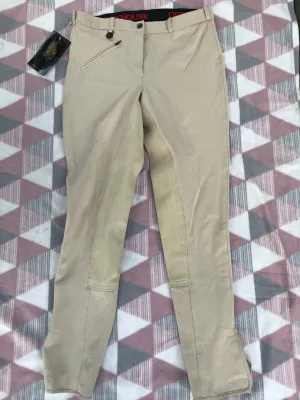 NEW WITH TAGS derby house cream breeches 30” FREE POSTAGE