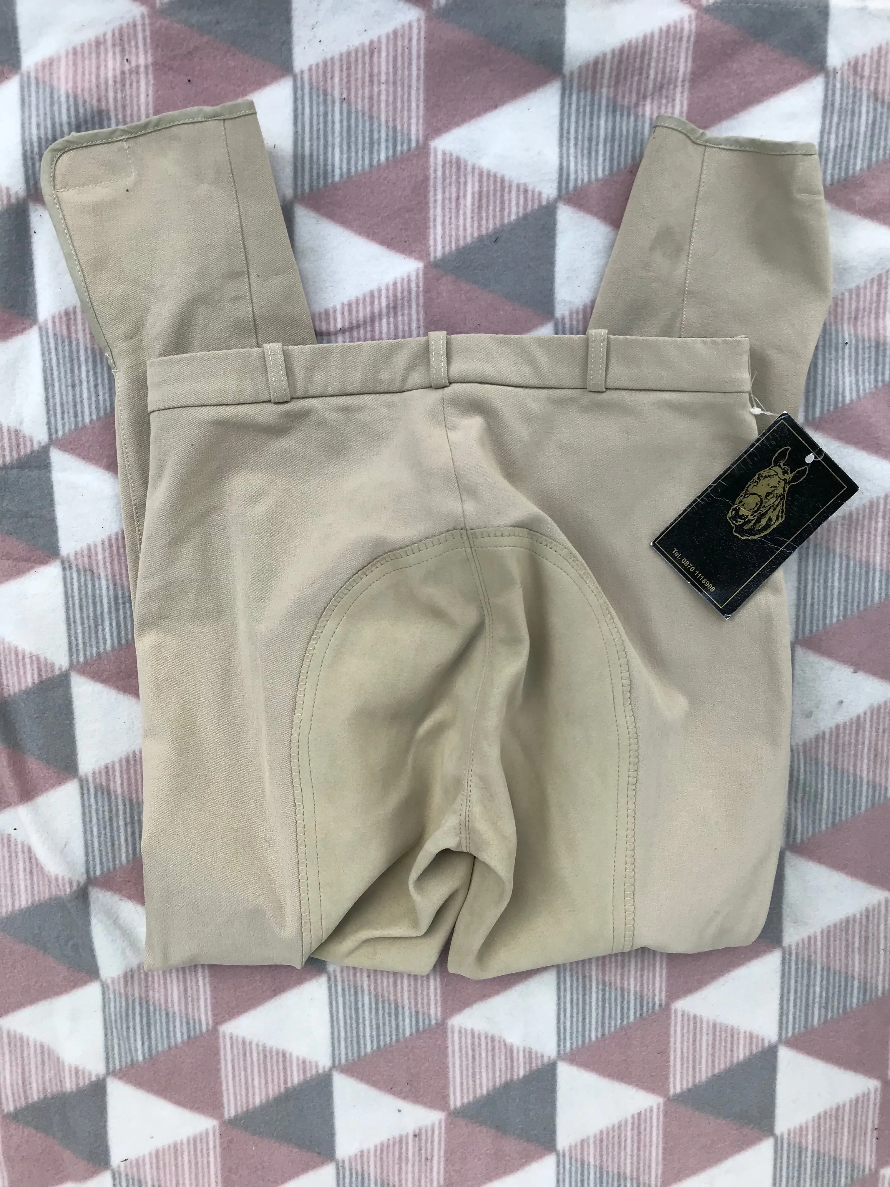 NEW WITH TAGS derby house cream breeches 30” FREE POSTAGE