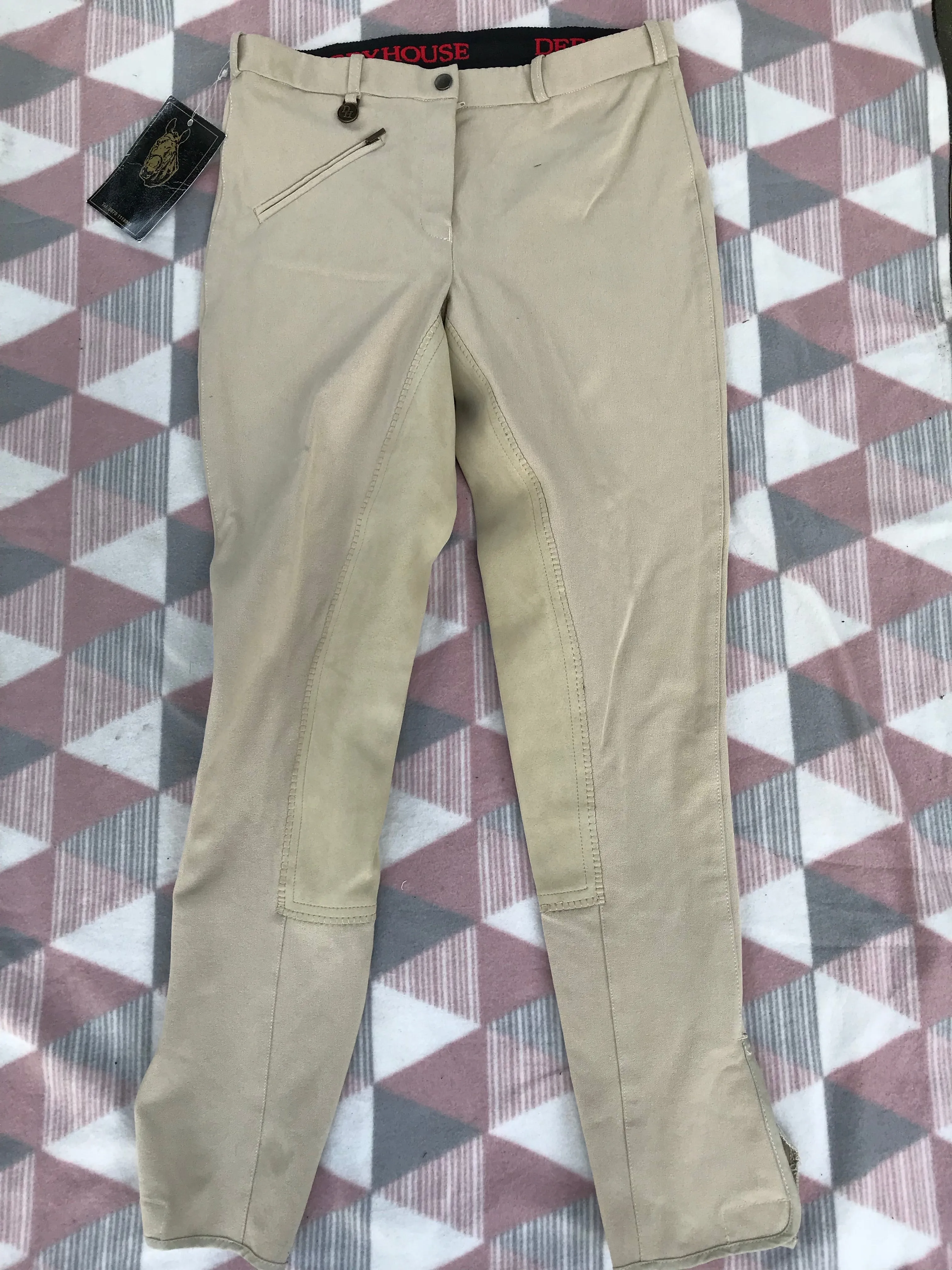 NEW WITH TAGS derby house cream breeches 30” FREE POSTAGE