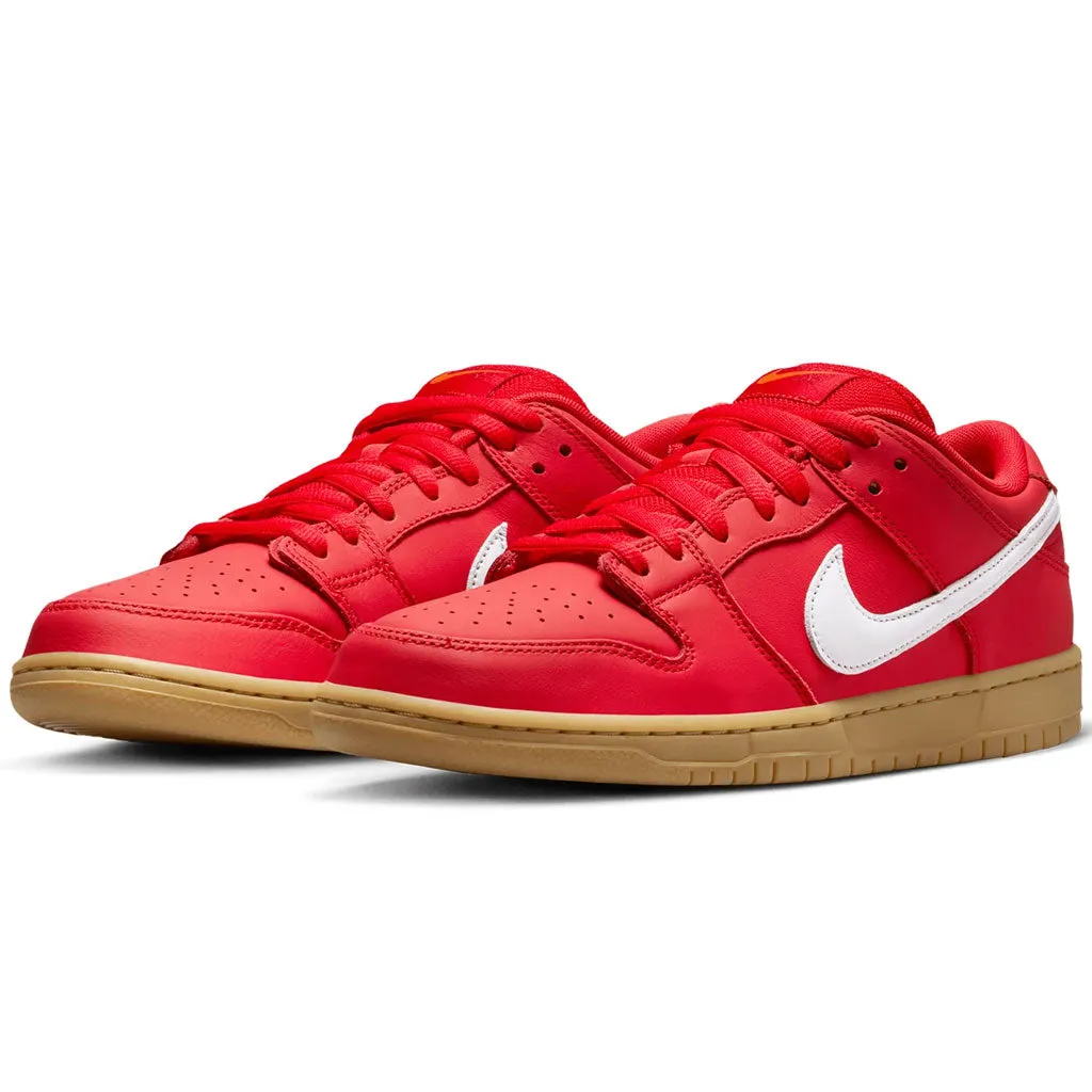 NIKE SB DUNK LOW PRO - UNIVERSITY RED/WHITE-UNIVERSITY RED