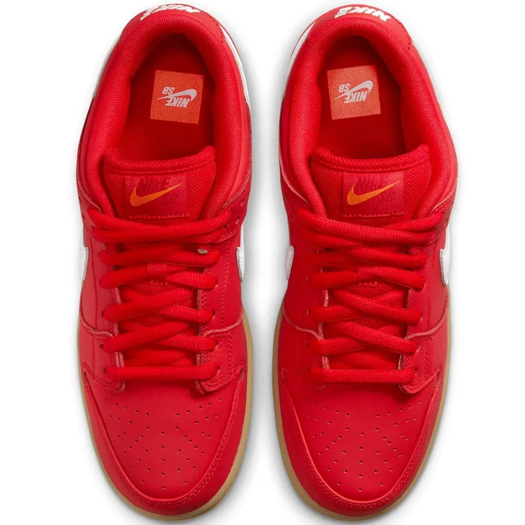 NIKE SB DUNK LOW PRO - UNIVERSITY RED/WHITE-UNIVERSITY RED