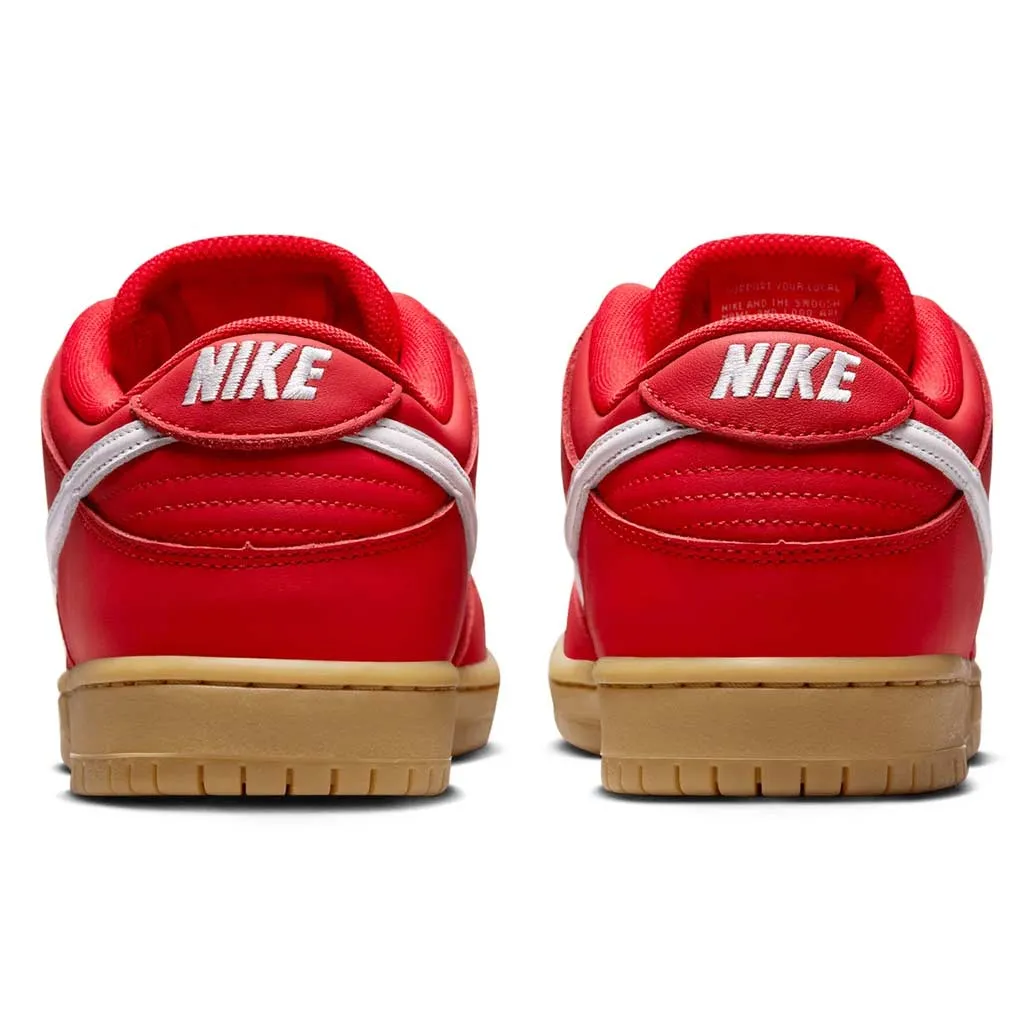 NIKE SB DUNK LOW PRO - UNIVERSITY RED/WHITE-UNIVERSITY RED