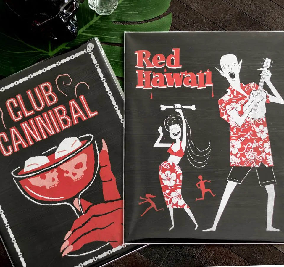 Nosferatu Red Hawaii Art Print