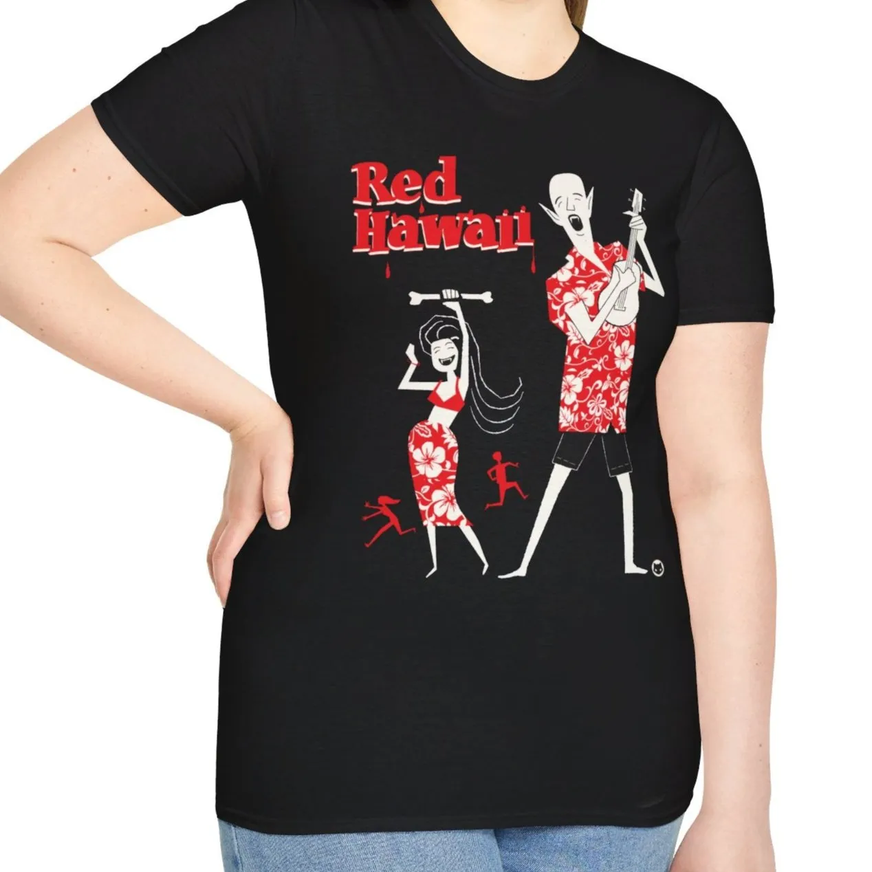 Nosferatu Red Hawaii Tiki T-Shirt