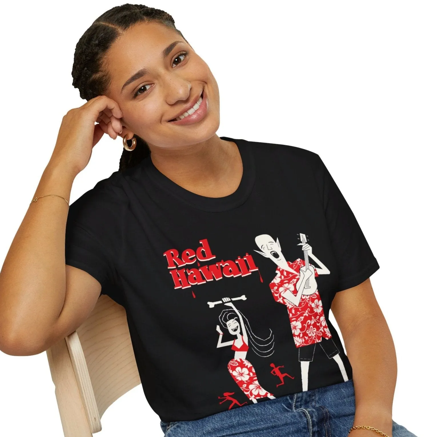 Nosferatu Red Hawaii Tiki T-Shirt