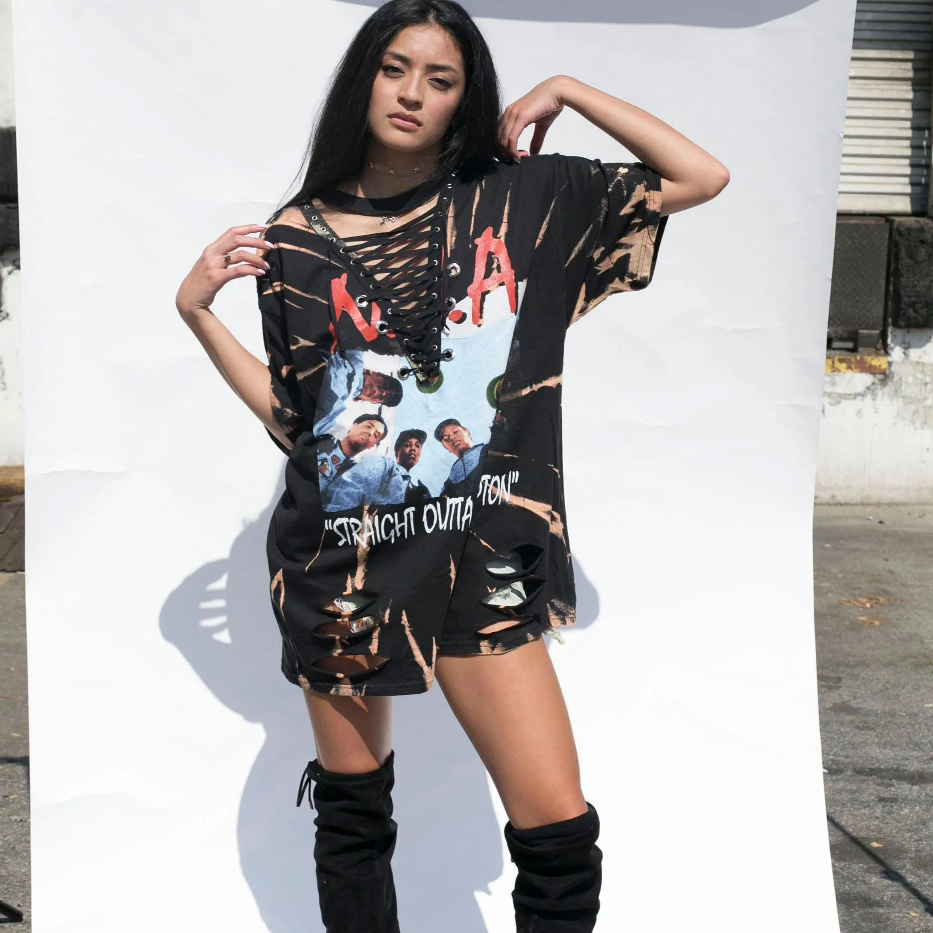 NWA Acid Oversized Tee