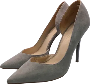 Office London Grey High Heel D'Orsay Pumps EU 39