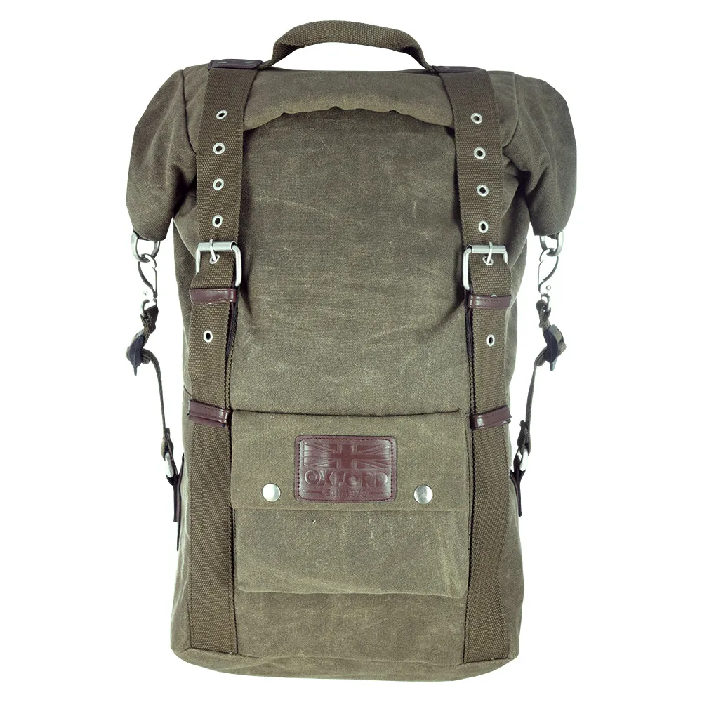 Oxford Heritage Backpack Black / Khaki