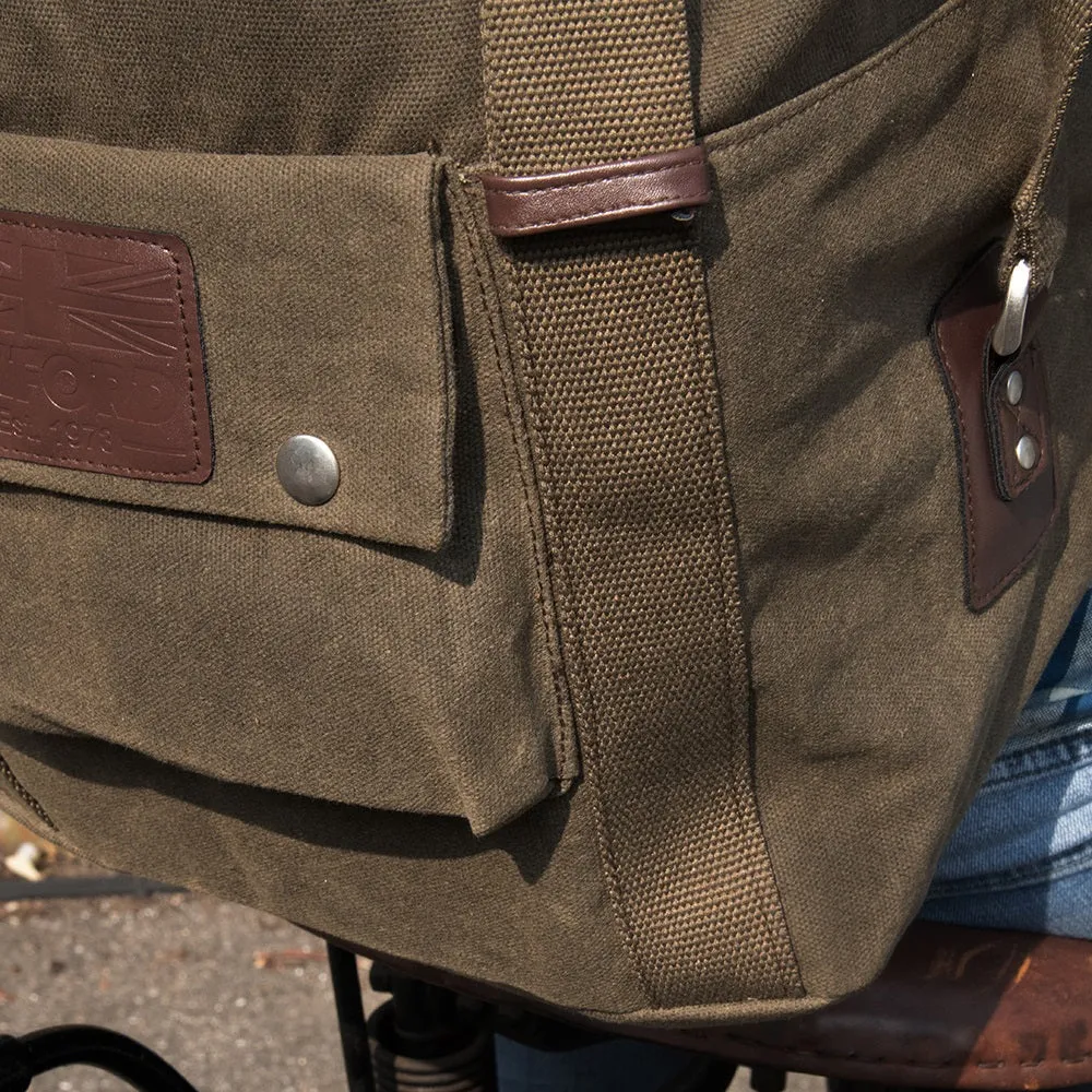 Oxford Heritage Backpack Black / Khaki