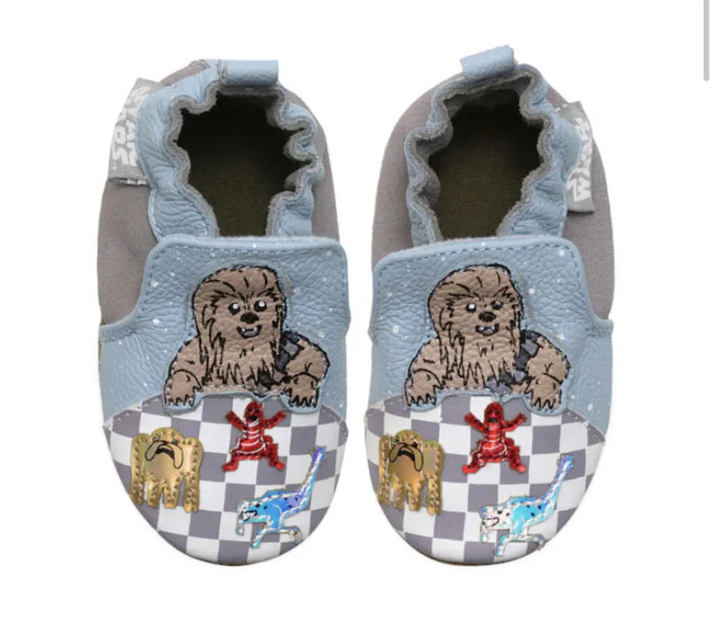 Pantoufles - CHEWBACCA - Baby's STAR WARS Leather-Sole Sllip-On Shoes 18-24 mois