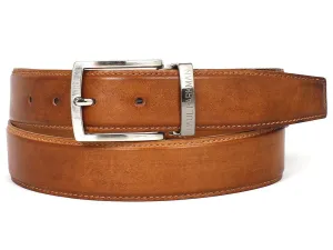 Paul Parkman Leather Belt Hand-Painted Tobacco - B01-CML