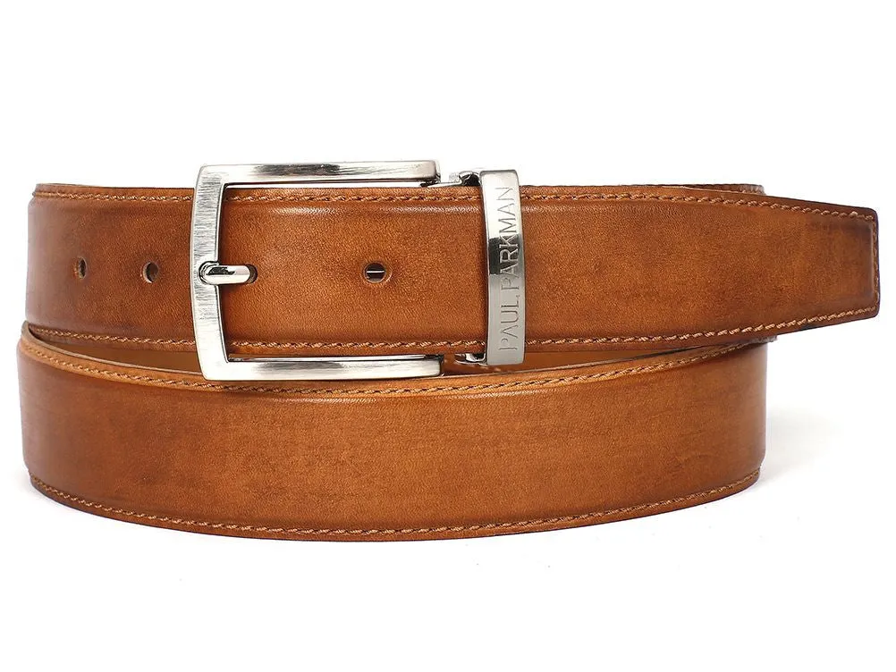 Paul Parkman Leather Belt Hand-Painted Tobacco - B01-CML