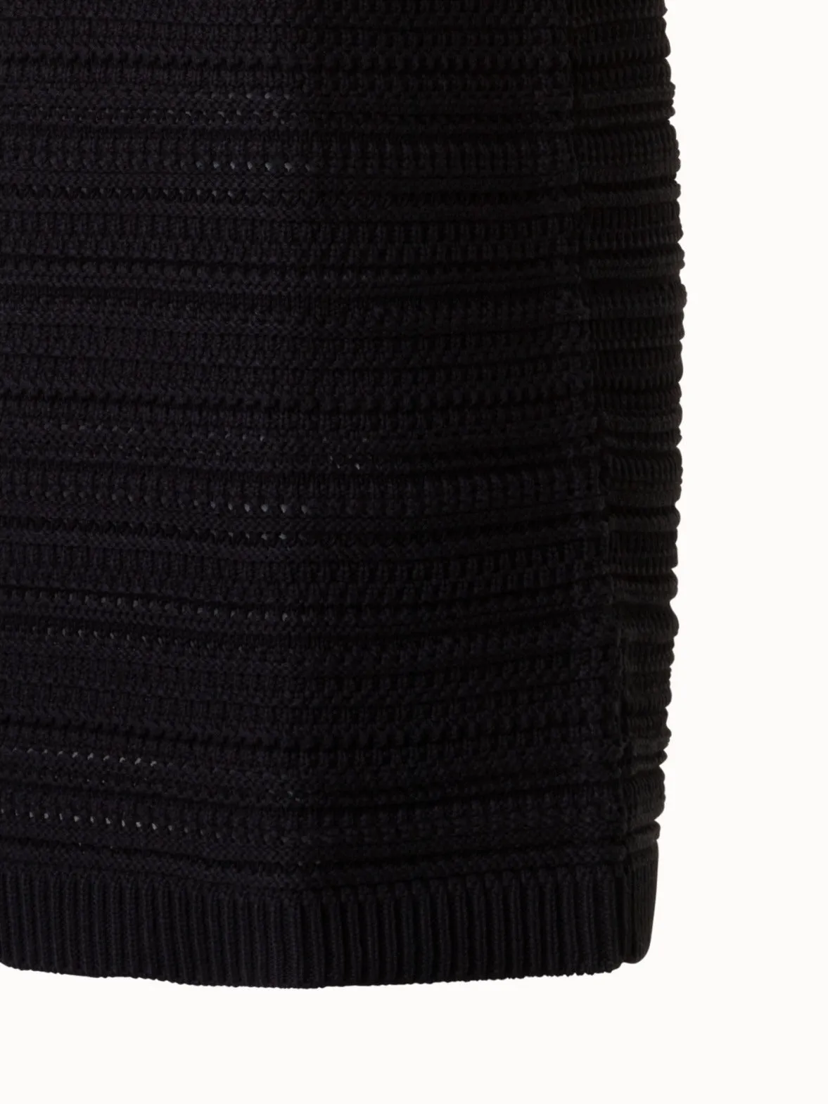 Polo Knit Dress in Chunky Knit Cotton