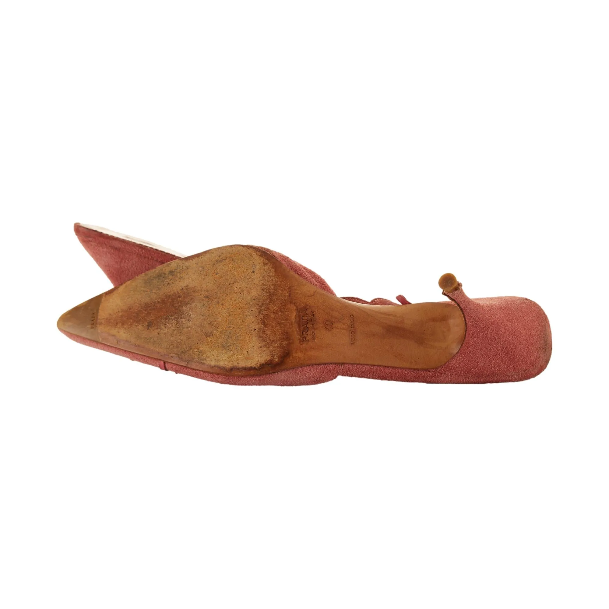 Prada Pink Grommet Heels