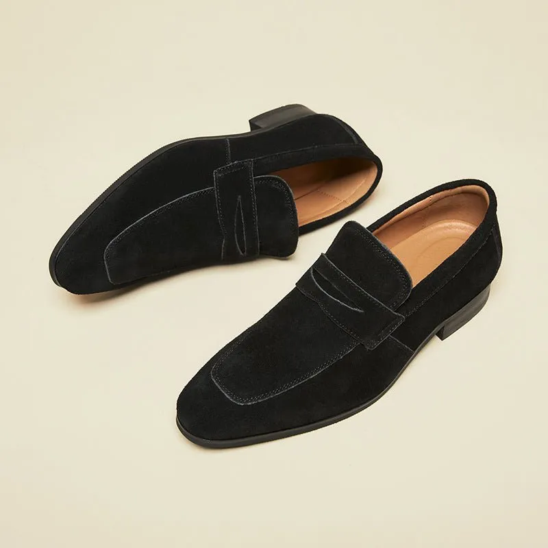 Prestige Suede Loafers by Charles Harrington