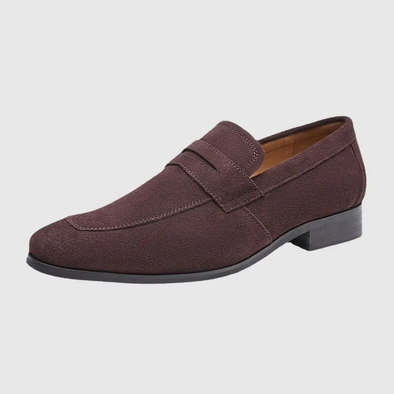 Prestige Suede Loafers by Charles Harrington
