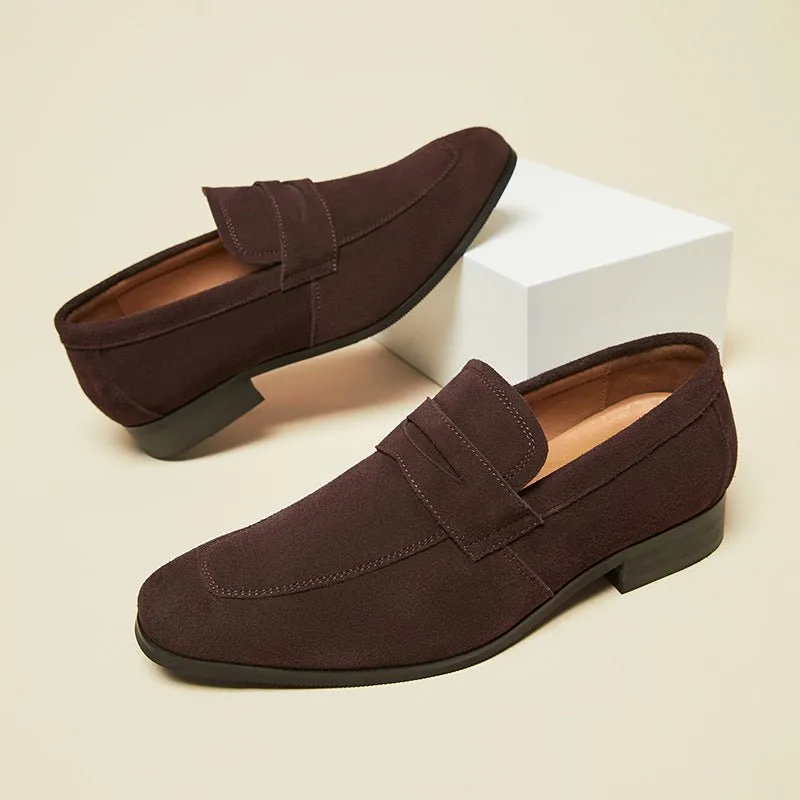 Prestige Suede Loafers by Charles Harrington