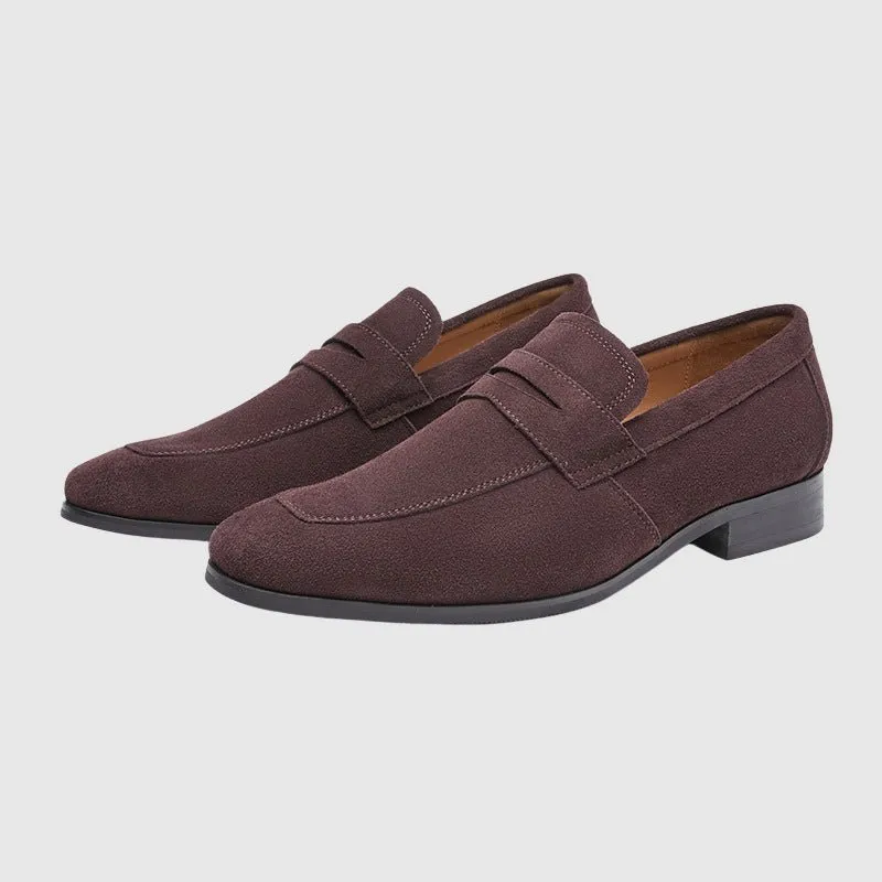 Prestige Suede Loafers by Charles Harrington