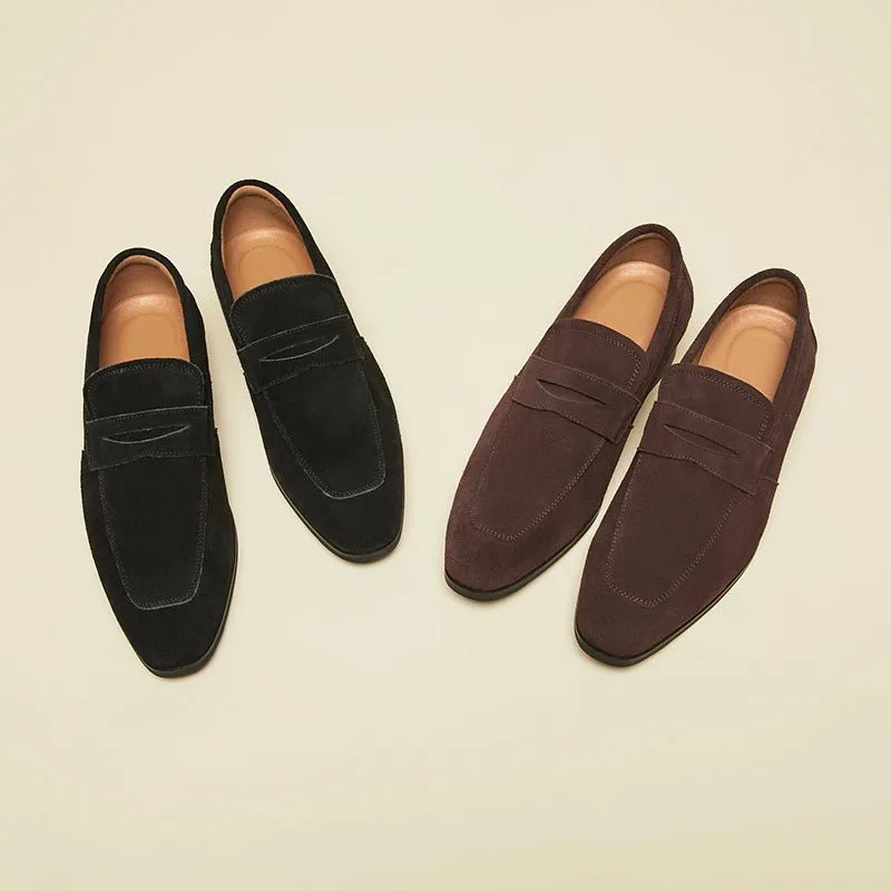 Prestige Suede Loafers by Charles Harrington