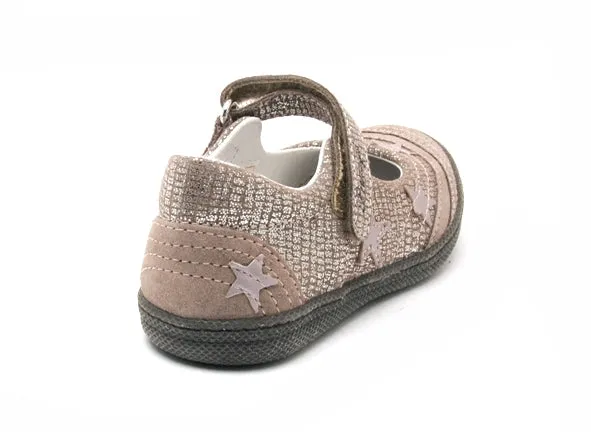 Primigi Soft Leather Purple Mary Janes