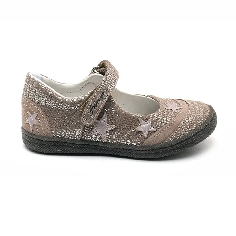 Primigi Soft Leather Purple Mary Janes