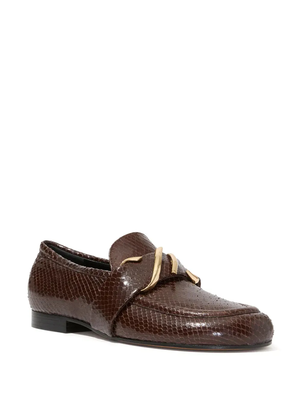 Proenza Schouler embossed effect loafers