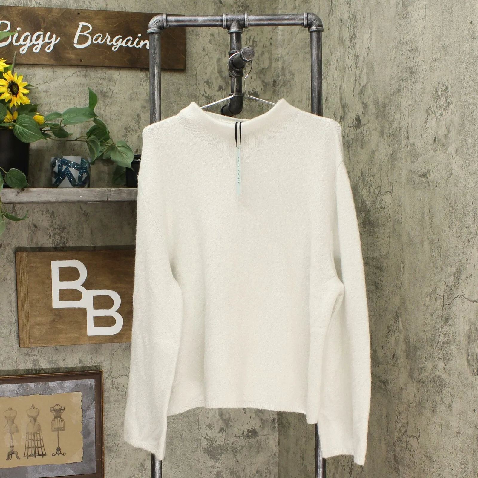 Prologue Women's Modern High Neck Pullover Sweater