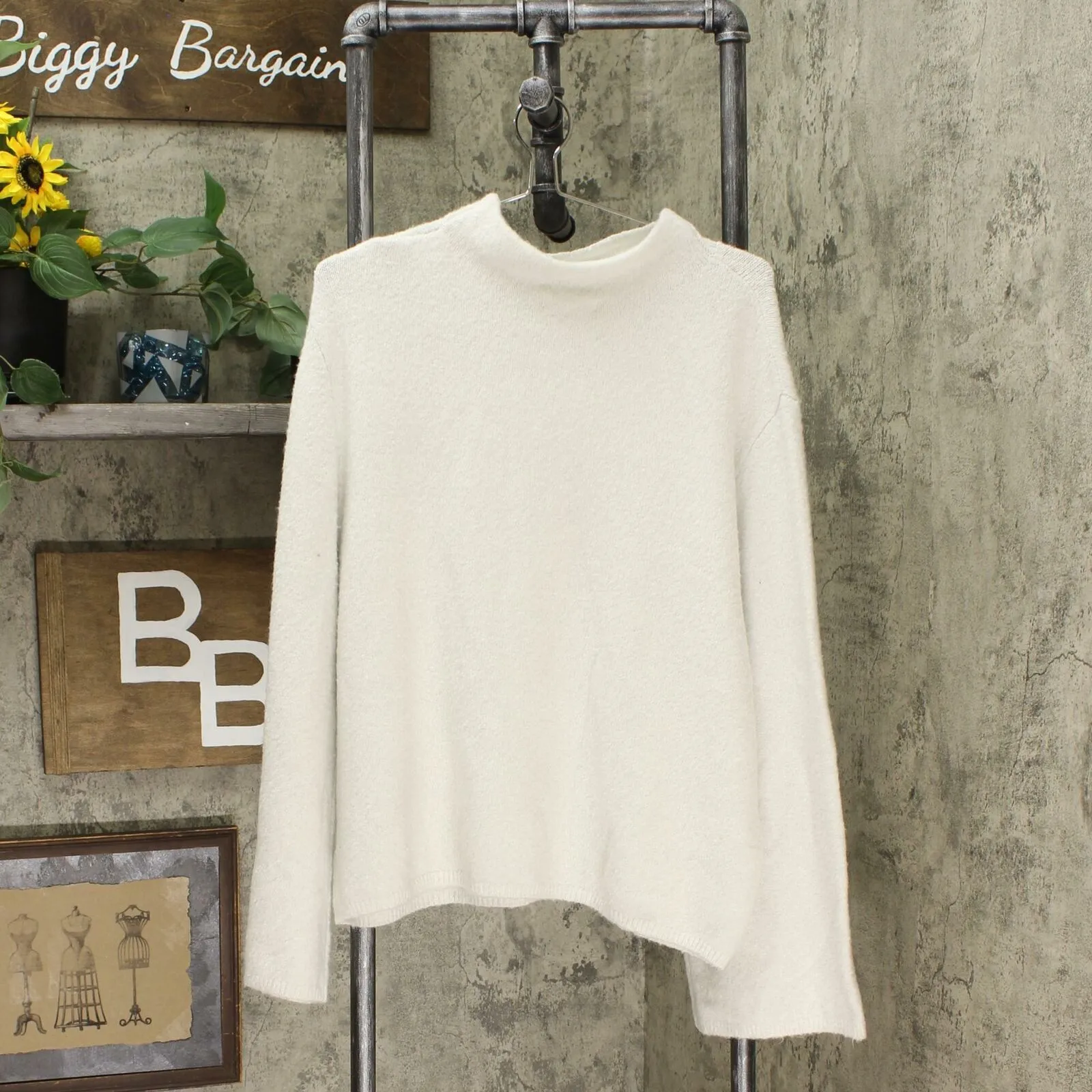 Prologue Women's Modern High Neck Pullover Sweater