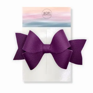 Purple Persephone Hair Bow