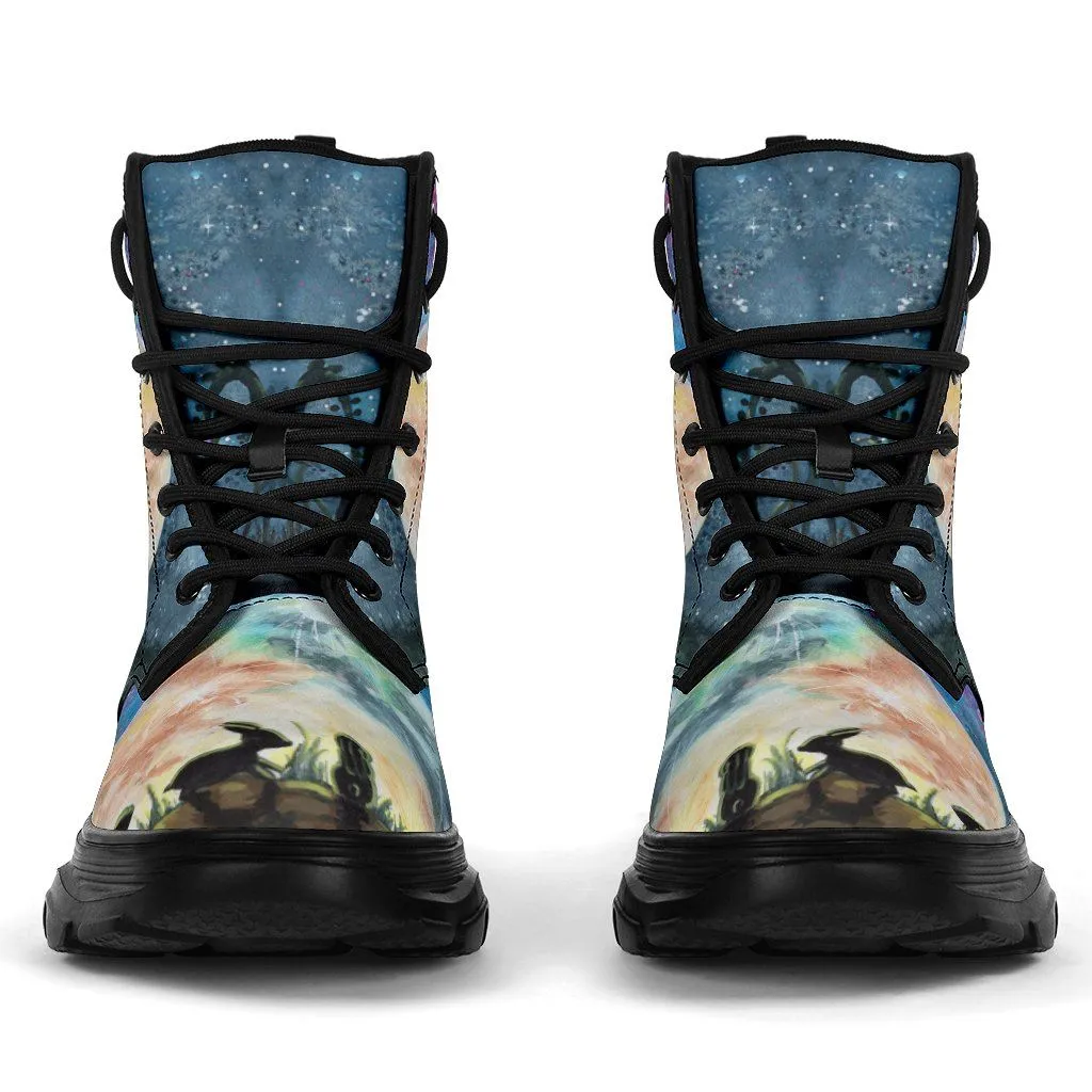 Rabbit Moon Chunky Boots