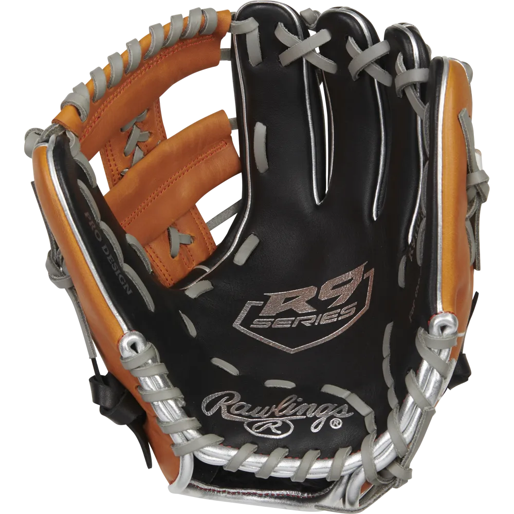 Rawlings R9 11" ContoUR Baseball Glove: R9110U-19BT