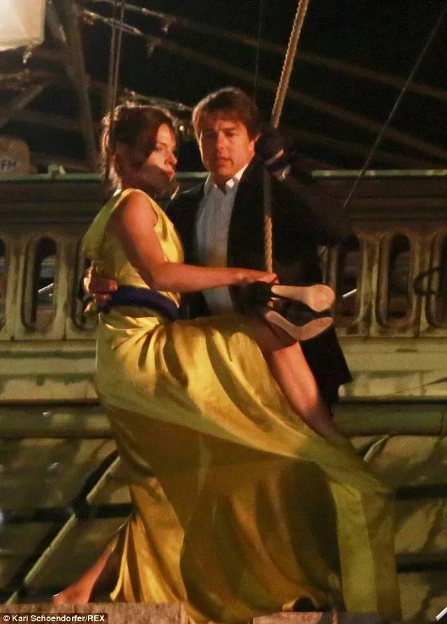 Rebecca Ferguson Dress Mission Impossible 5 One Shoulder Prom Dress