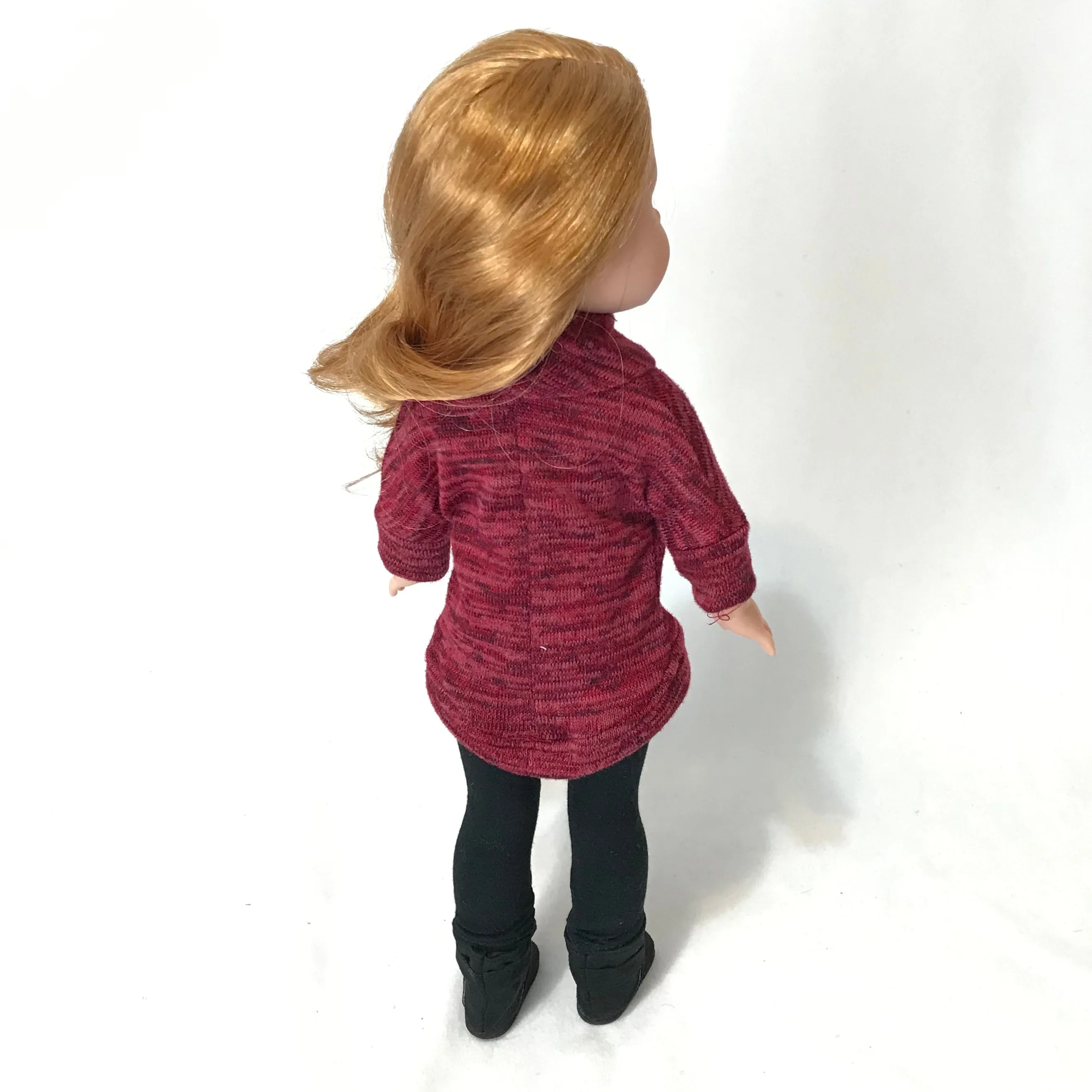 Red Pullover for Wellie Wishers Doll