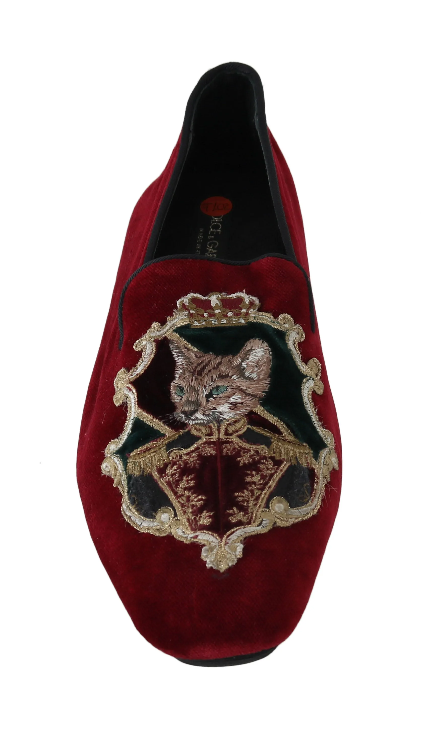 Red Velvet Bengal Cat Knight Loafers