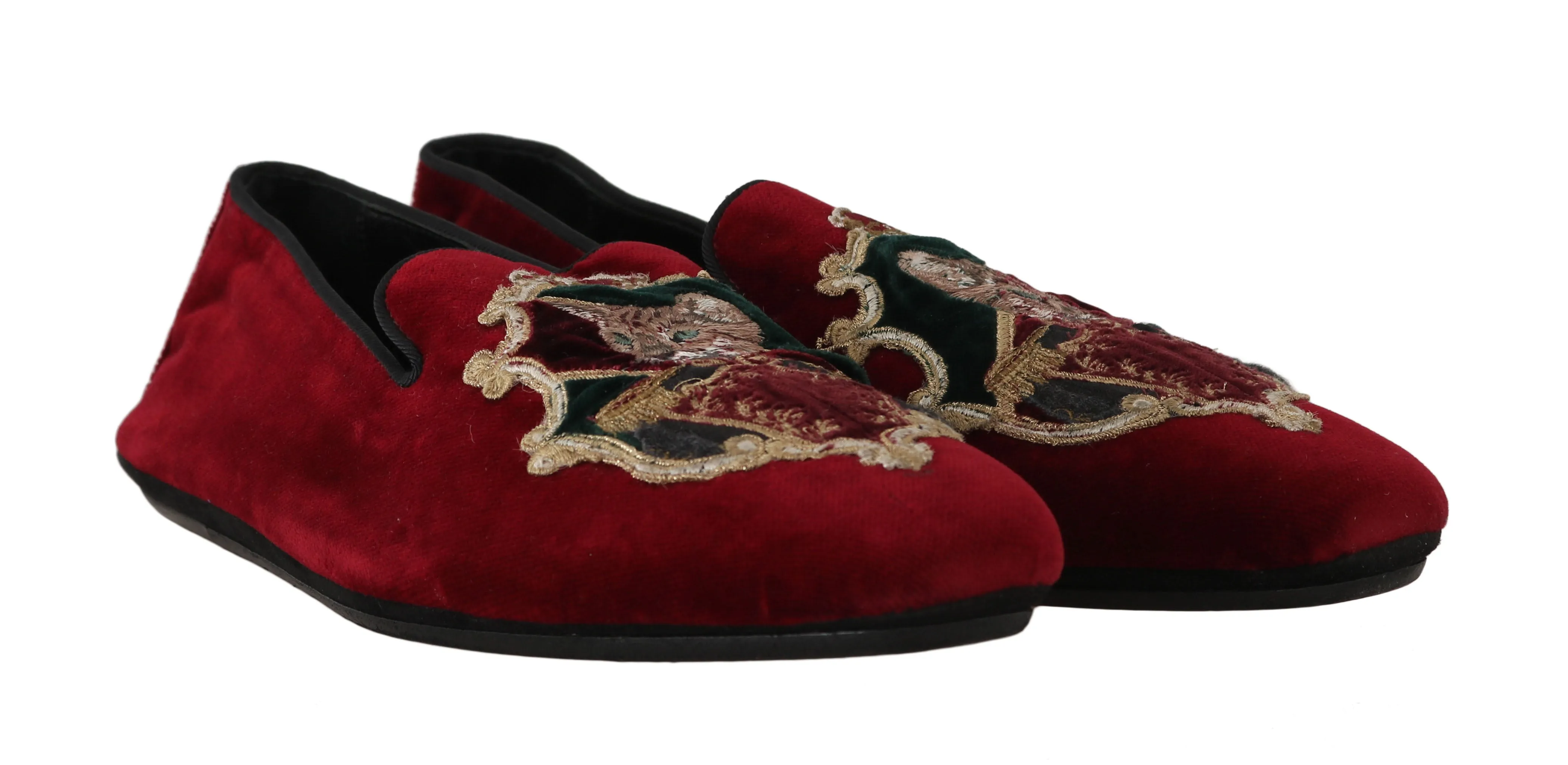 Red Velvet Bengal Cat Knight Loafers