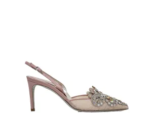 Rene Caovilla Women's Rose Vintage Shoe Veneziana C10883 40% Off   LAST PAIR