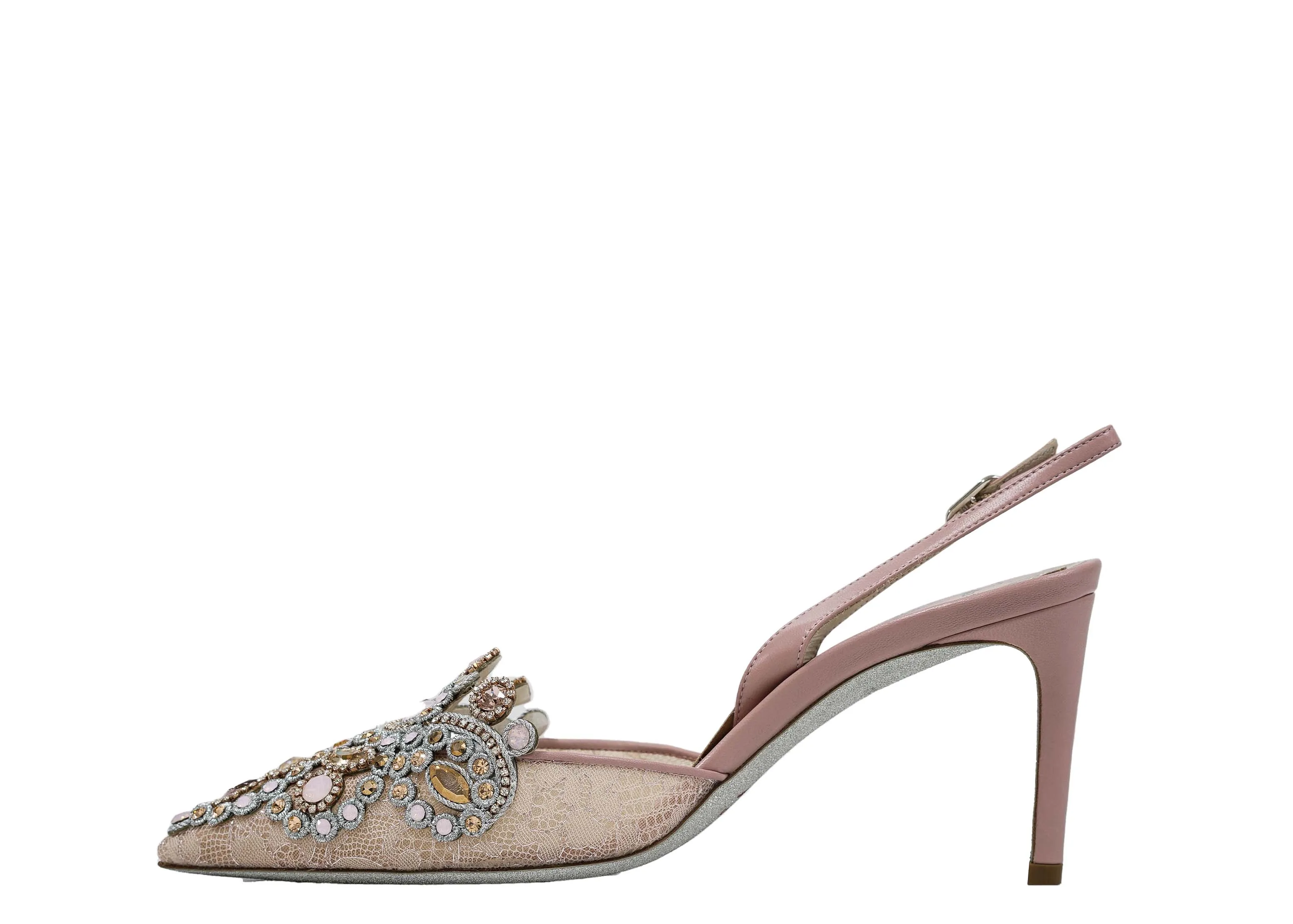 Rene Caovilla Women's Rose Vintage Shoe Veneziana C10883 40% Off   LAST PAIR