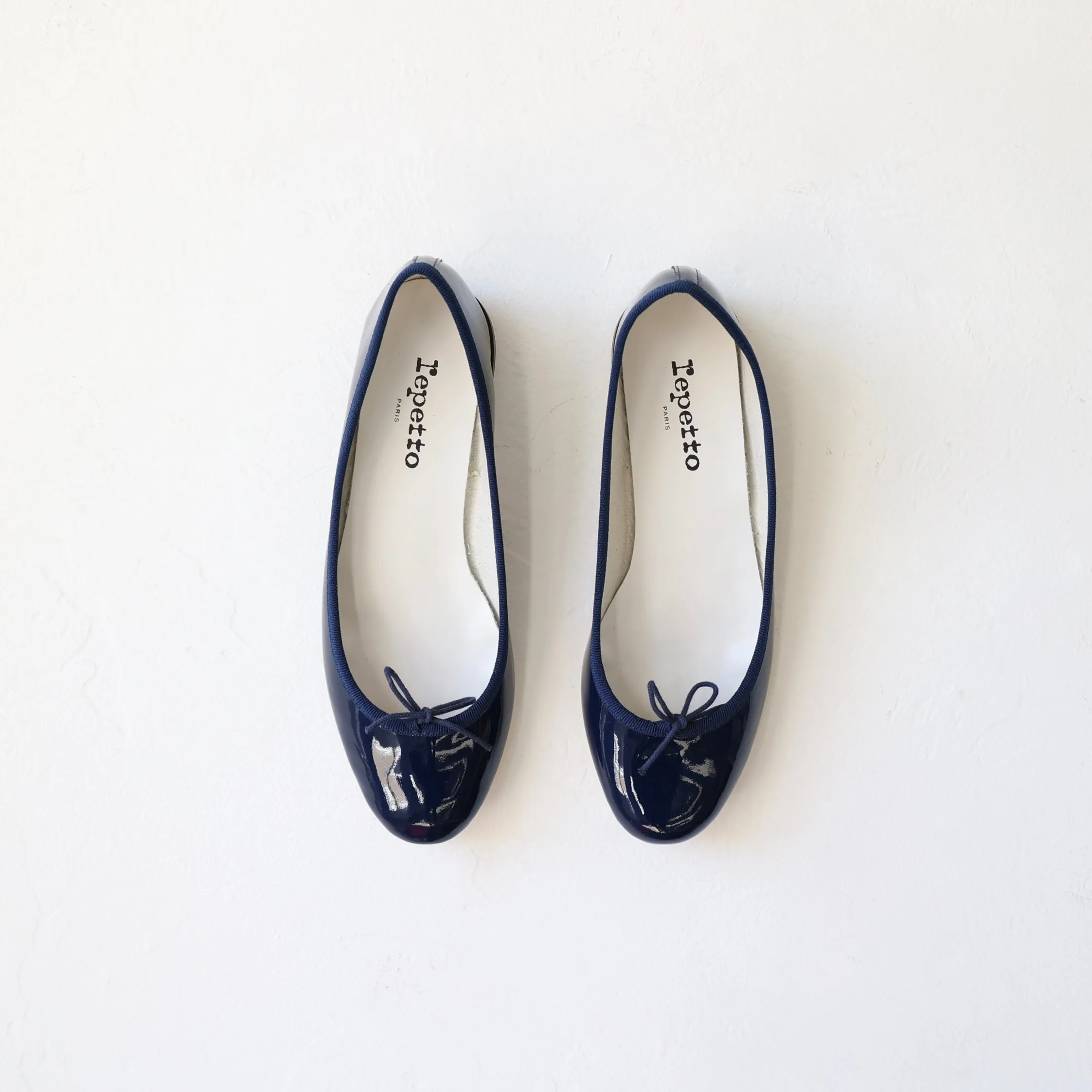 Repetto Ballerinas - Navy Patent