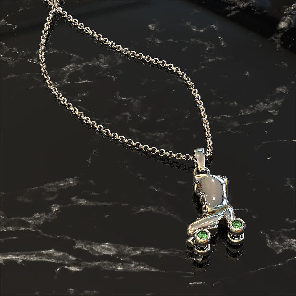 Retro Roller Derby Team Necklace - Strictly Limited Edition
