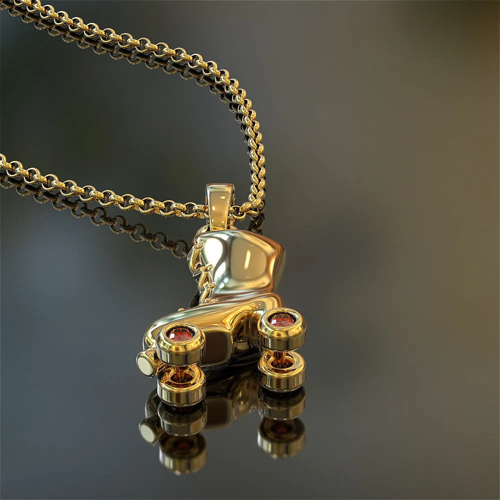 Retro Roller Derby Team Necklace - Strictly Limited Edition