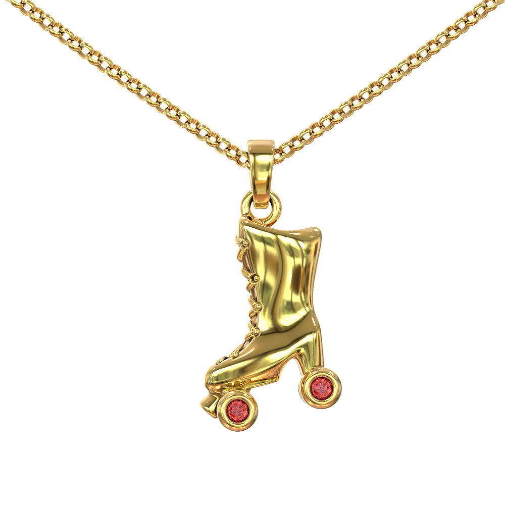 Retro Roller Derby Team Necklace - Strictly Limited Edition